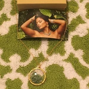 Catherine Weitzman New Box Emerald Necklace